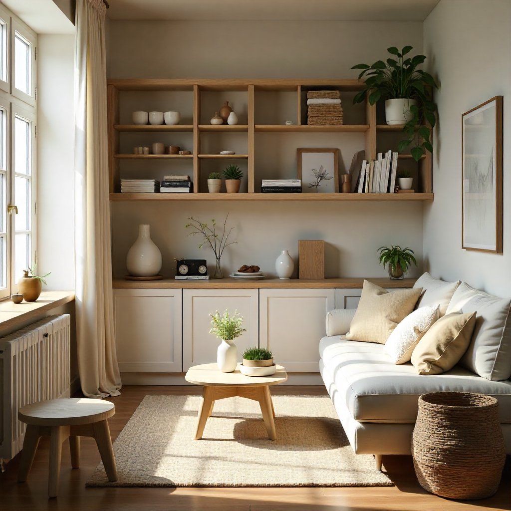 Organized moving boxes labeled and stacked